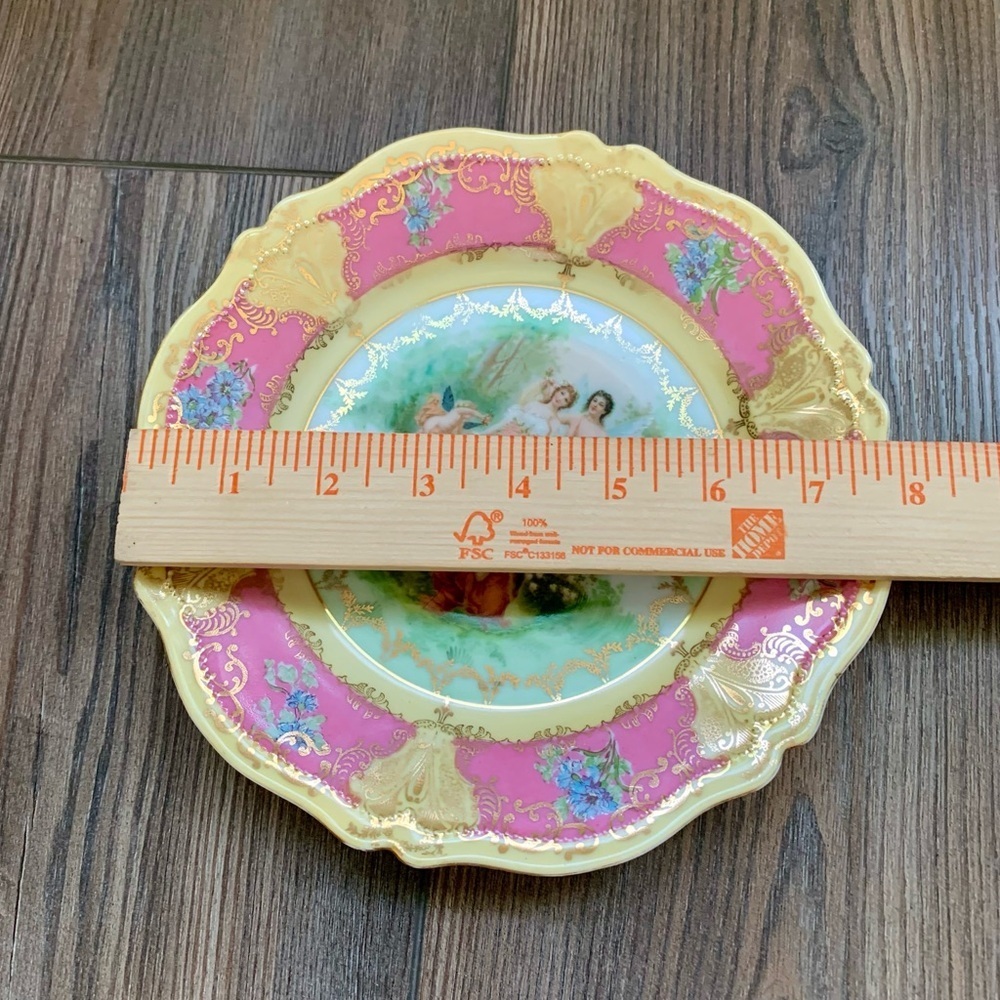 Oeg royal austria Hand Painted Plate Victorian Style 8” - Picture 7 of 14